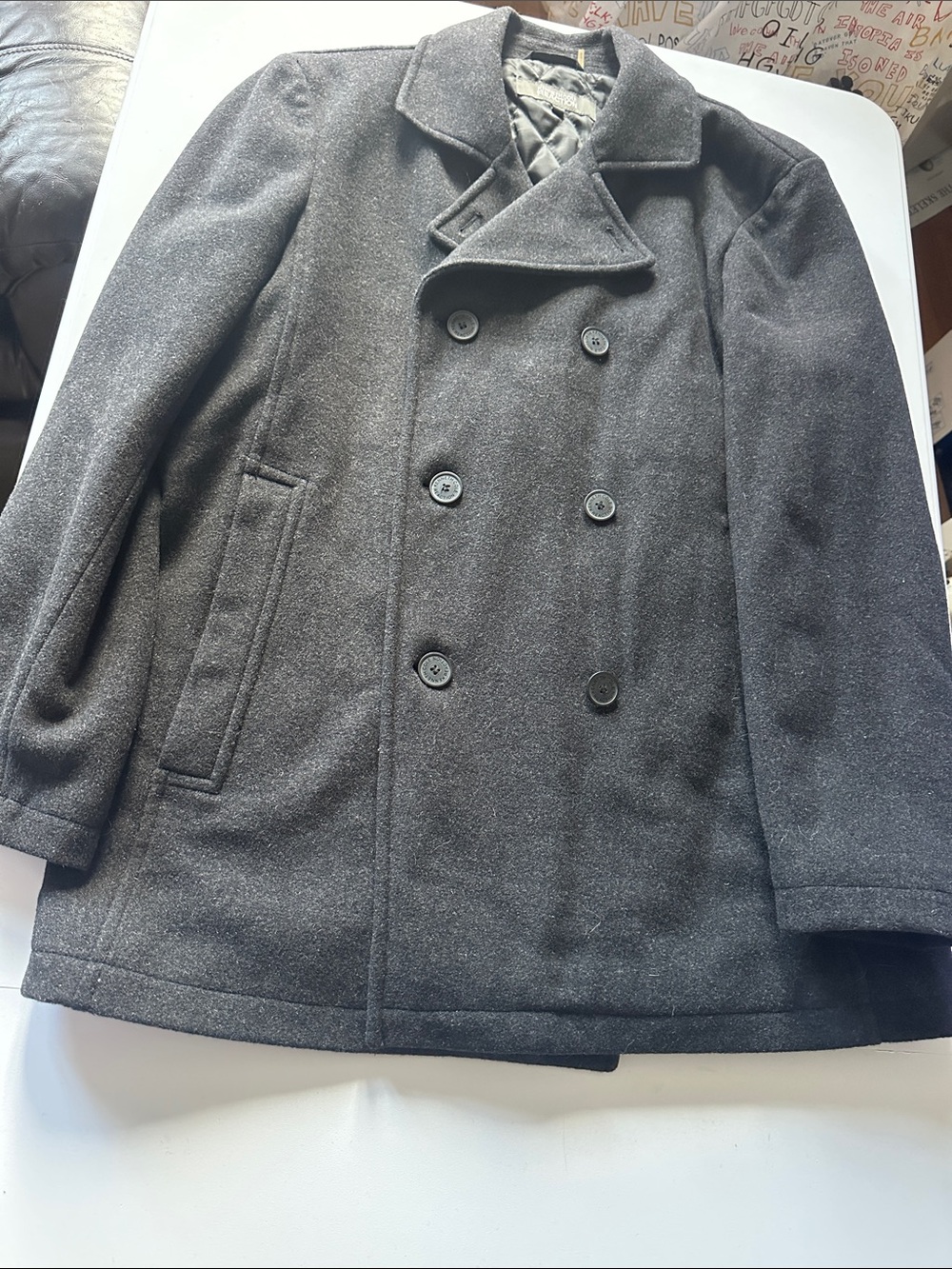 Kenneth Cole Reaction Men's Coat in Charcoal